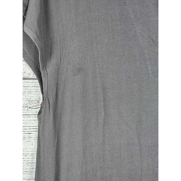 Madewell Du Jour Flowy Tunic Dress Grey Size X-Small - Picture 4 of 6